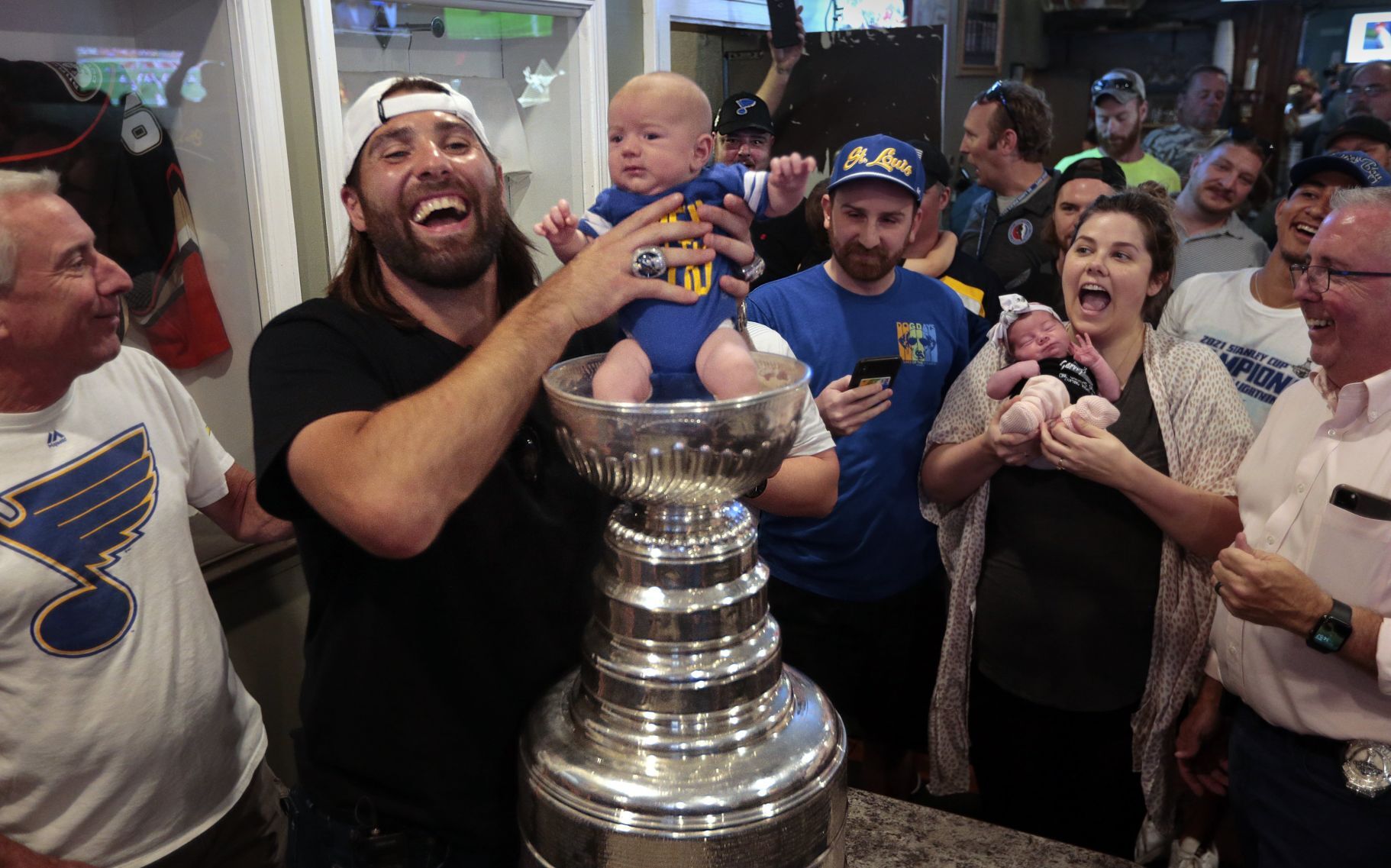 Pat Maroon brings home the Stanley Cup